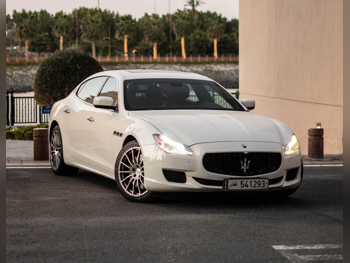 Maserati  Quattroporte  GTS  2016  Automatic  97,000 Km  8 Cylinder  All Wheel Drive (AWD)  Sedan  White  With Warranty