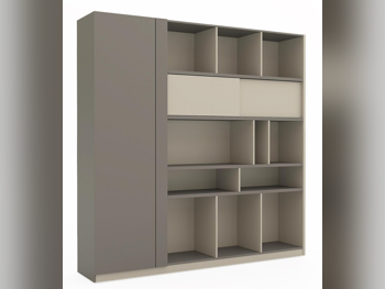 كابينات تخزين - خزائن - اللون الرمادي