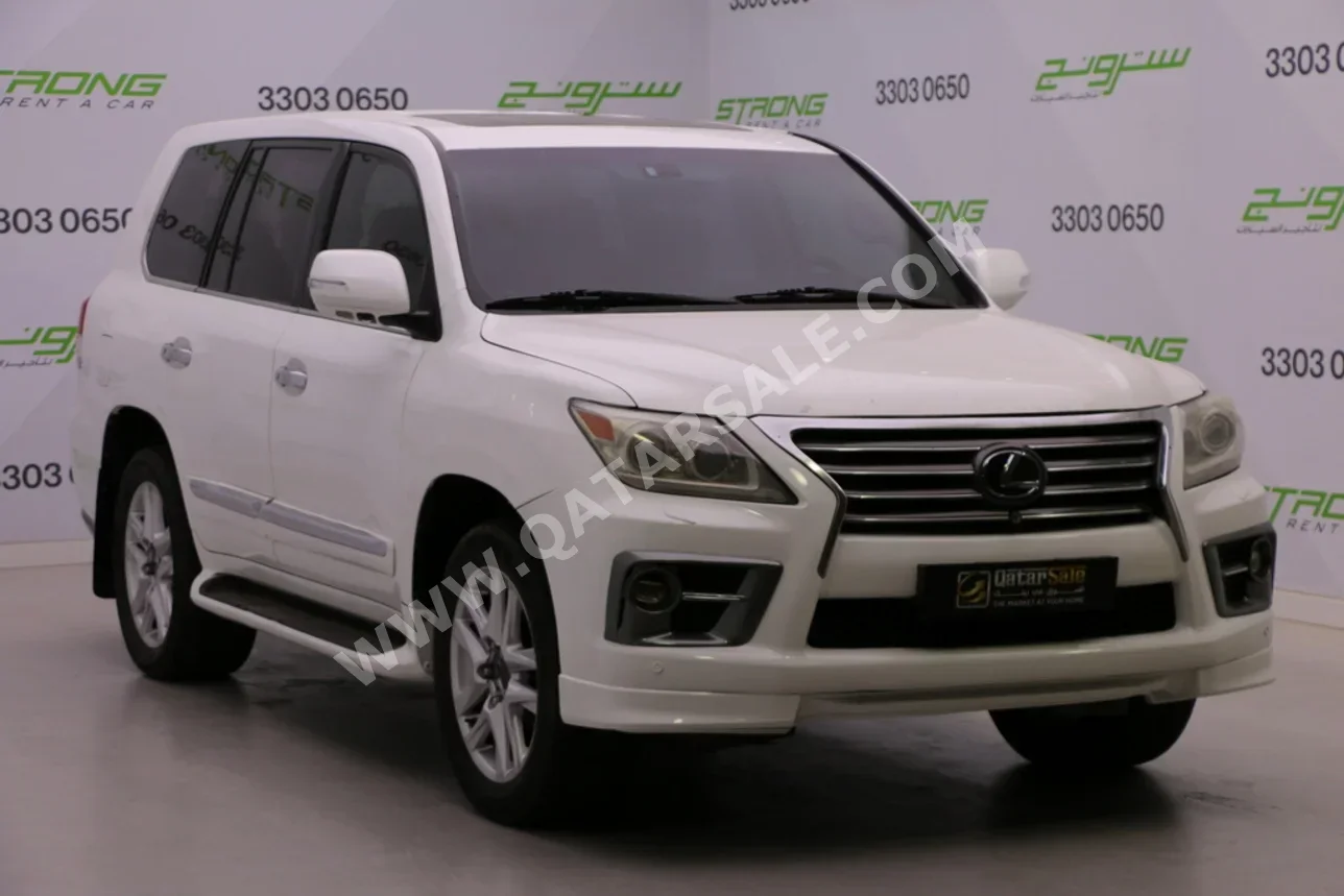 لكزس  ال اكس  570  2011  اوتوماتيك  308,000 كم  8 سلندر  دفع رباعي  اس يو في  أبيض