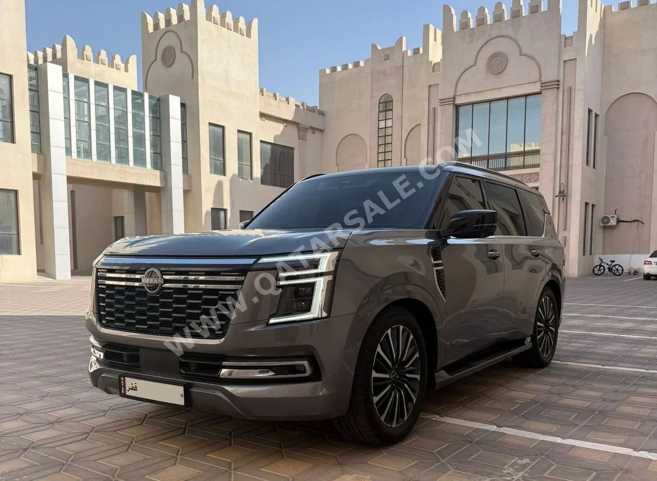 نيسان  باترول  بلاتينيوم تيربو  2025  اوتوماتيك  33,000 كم  6 سلندر  دفع رباعي  اس يو في  رمادي  تحت الضمان