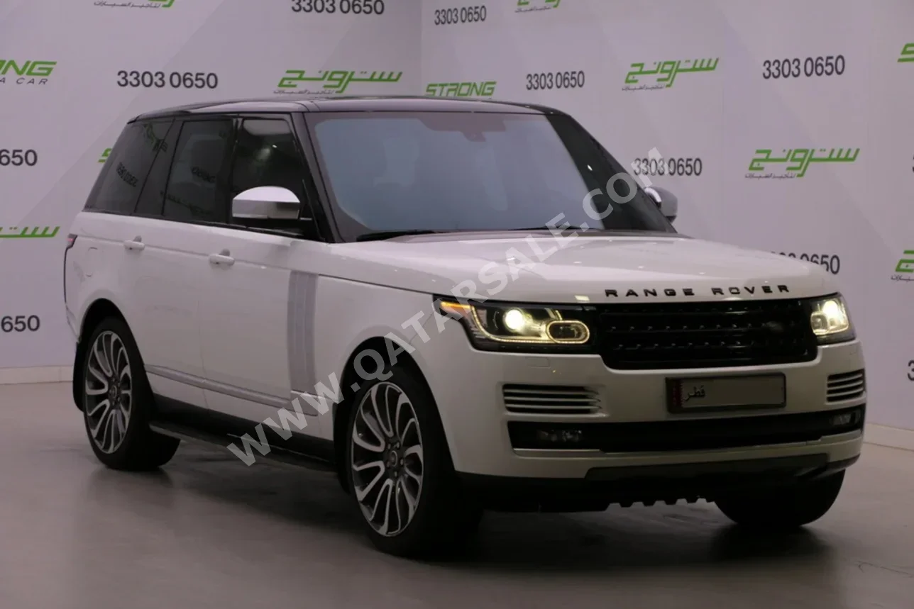 Land Rover Range Rover Vogue Autobiography 2014 Automatic 188,000 Km 8 Cylinder Four Wheel Drive (4WD) SUV White