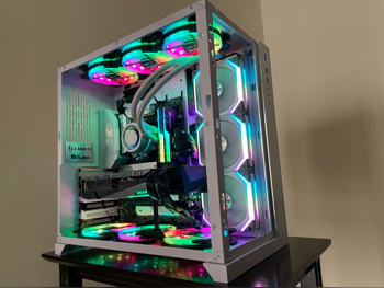 كمبيوتر ألعاب - اي ام دي رايزن  7  - جيجابايت  - ان فيديا جي فورس  - ار تي اكس 3080  - 10 جيجابايت -  16 جيجابايت (2x8)  \ دي دي ار 4 - القرص الثابت:  1 تيرا بايت - القرص الصلب:  2 تيرابايت  2021