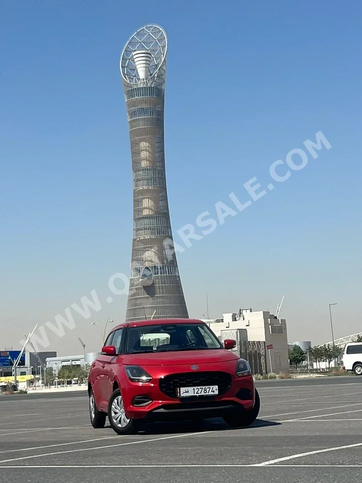 سوزوكي سويفت 3 سلندر هاتش باك أحمر 2025