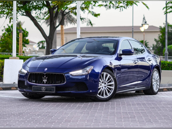 Maserati  Ghibli  S  2015  Automatic  100,000 Km  6 Cylinder  Rear Wheel Drive (RWD)  Sedan  Blue  With Warranty