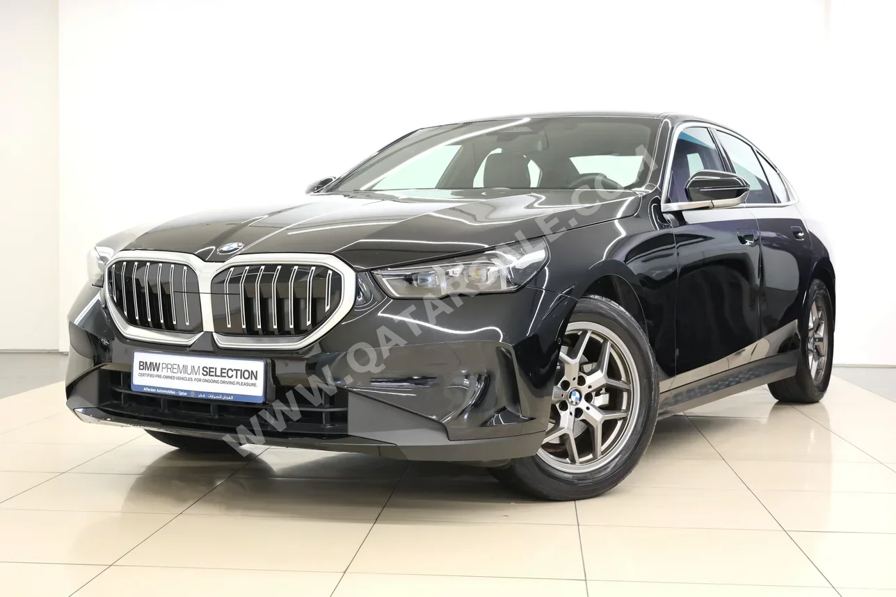 BMW  5-Series  520i  2024  Automatic  60,000 Km  4 Cylinder  Rear Wheel Drive (RWD)  Sedan  Black  With Warranty
