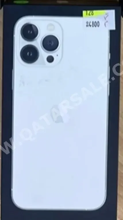 Apple  - iPhone 13  - Pro Max  - White  - 128 GB  - Under Warranty