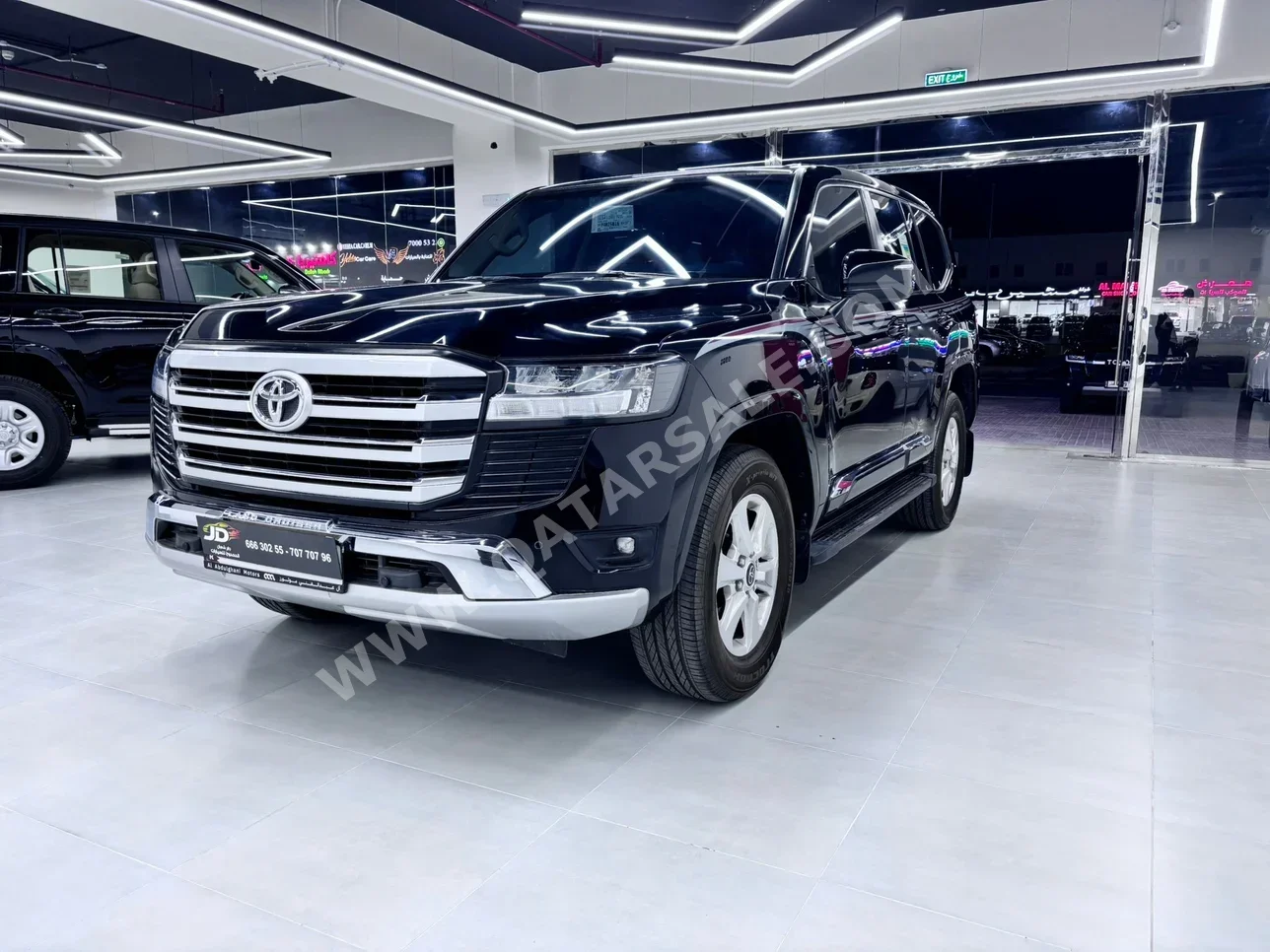 Toyota  Land Cruiser  GXR  2023  Automatic  69,000 Km  6 Cylinder  Four Wheel Drive (4WD)  SUV  Black  With Warranty