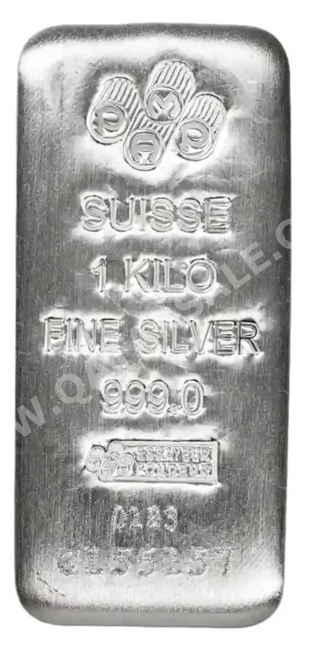 Silver By Weight  Bar  1000 Gram  Minimalist