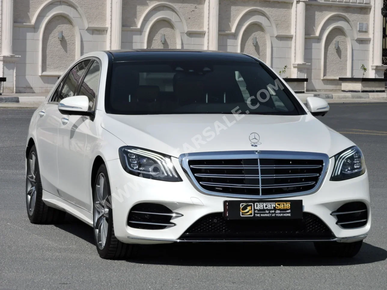 Mercedes-Benz S-Class 450 2019 Automatic 102,000 Km 6 Cylinder Rear Wheel Drive (RWD) Sedan White