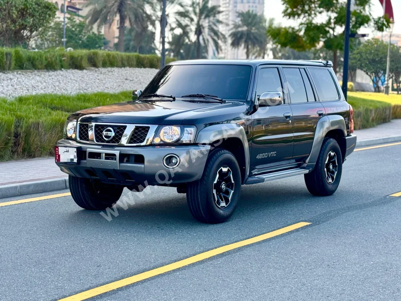Nissan Patrol Super Safari 2021 Automatic 75,000 Km 6 Cylinder Four Wheel Drive (4WD) SUV Black