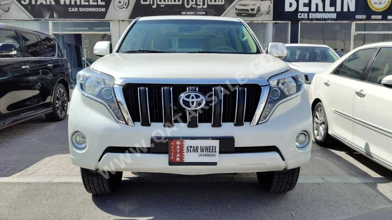تويوتا برادو تي اكس ال 2016 اوتوماتيك 150,000 كم 6 سلندر دفع رباعي اس يو في أبيض