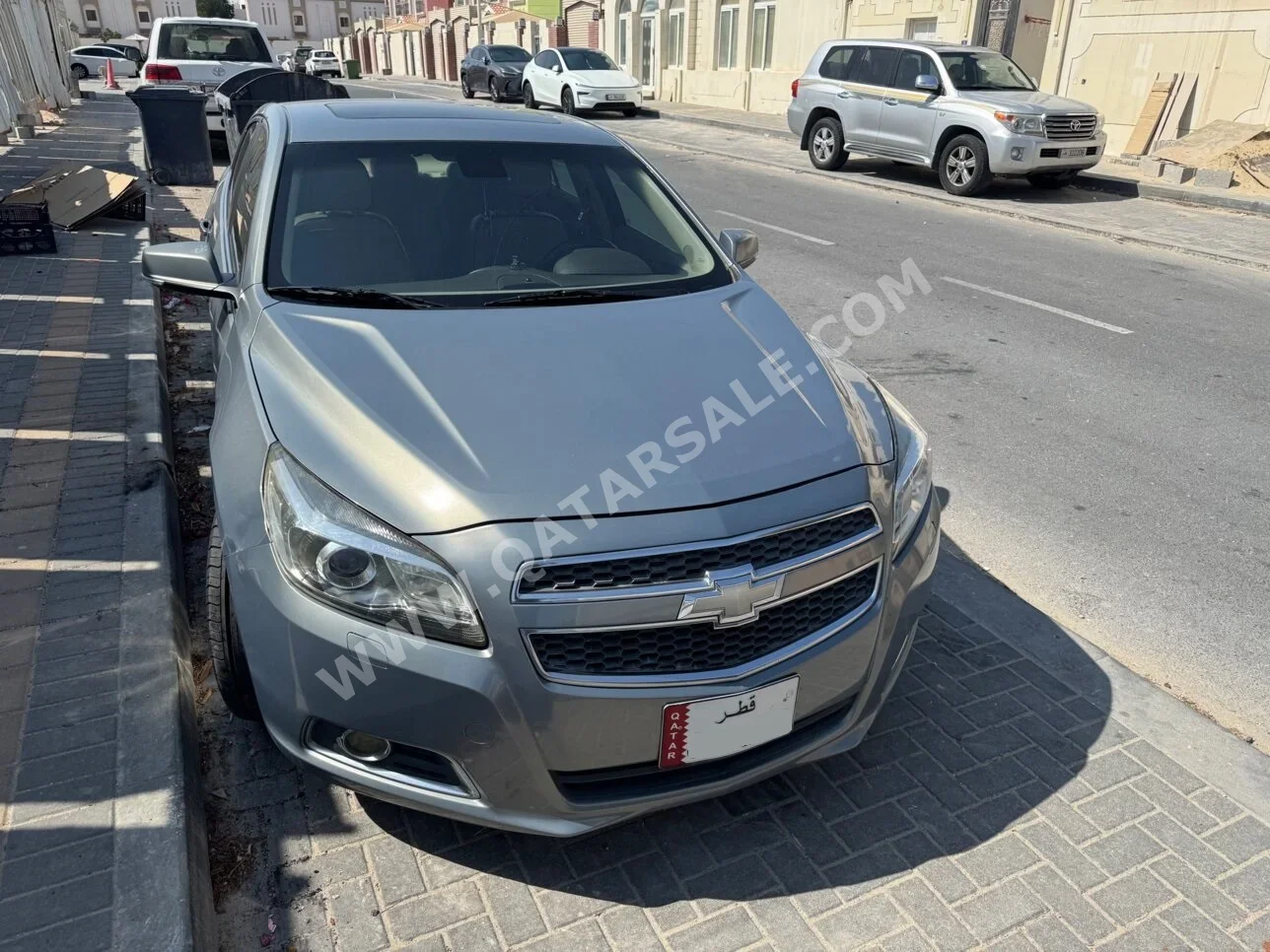 شفروليه ماليبو ال تي زد 2013 اوتوماتيك 150,000 كم 6 سلندر سحب امامي سيدان رمادي