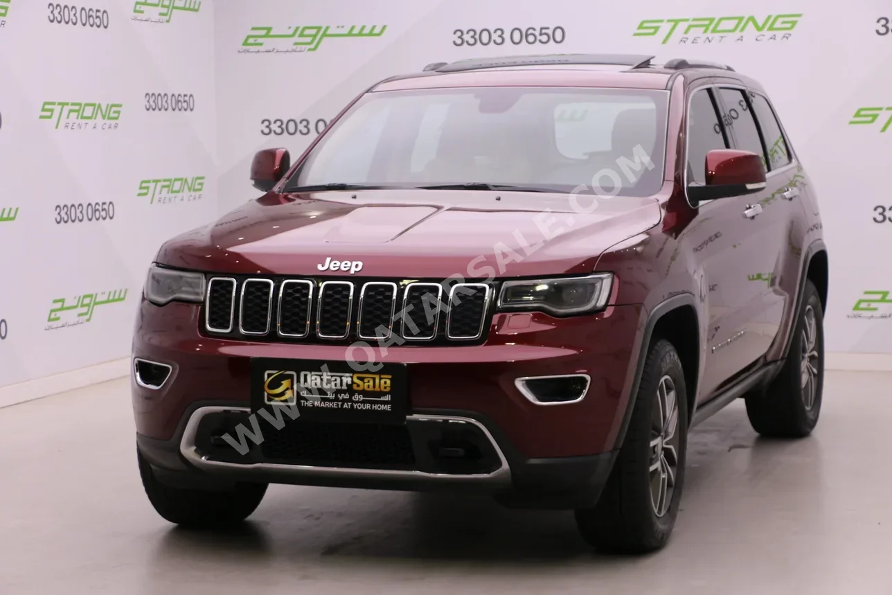 Jeep Grand Cherokee Limited 2017 Automatic 98,000 Km 6 Cylinder Four Wheel Drive (4WD) SUV Maroon