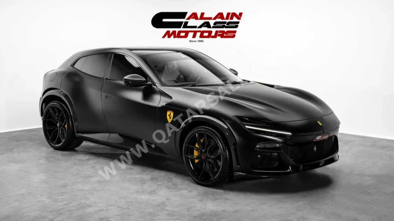 Ferrari Purosangue 2025 Automatic 5,106 Km 12 Cylinder All Wheel Drive (AWD) SUV Black