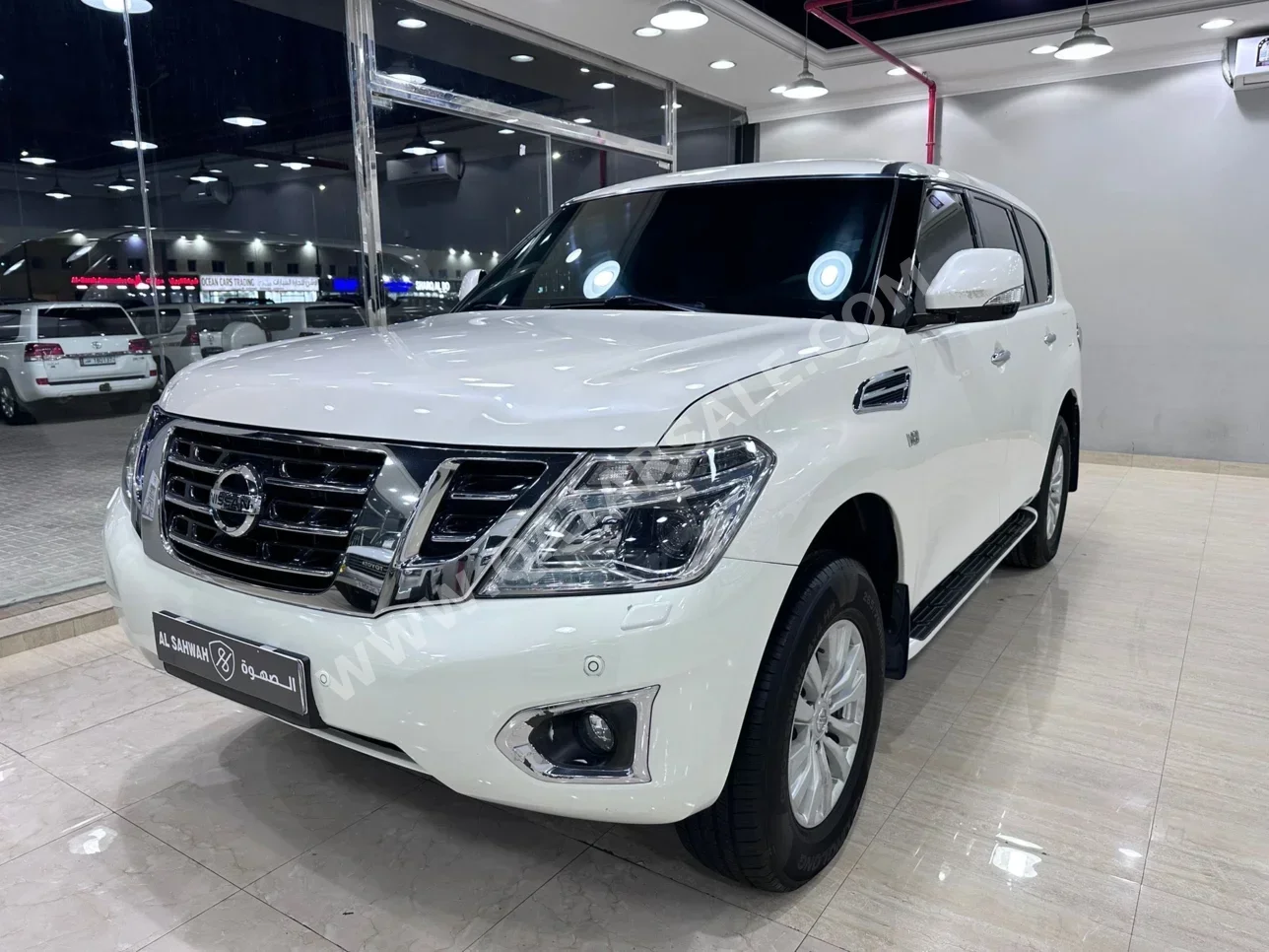 نيسان باترول اس اي 2015 اوتوماتيك 240,000 كم 8 سلندر دفع رباعي اس يو في أبيض