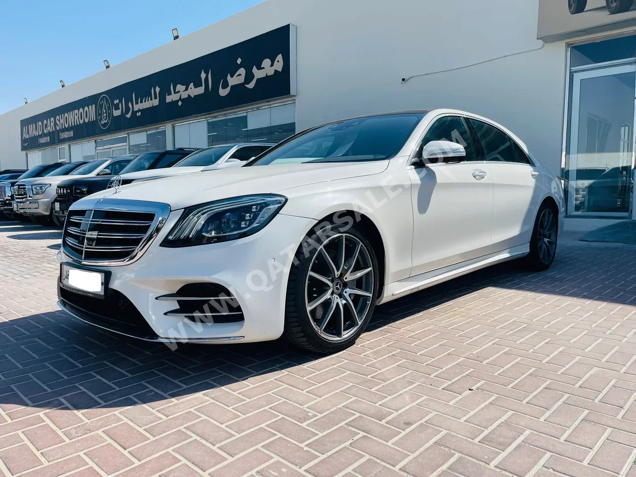 مرسيدس - بنز اس - كلاس 450 2019 اوتوماتيك 102,000 كم 6 سلندر دفع خلفي سيدان أبيض