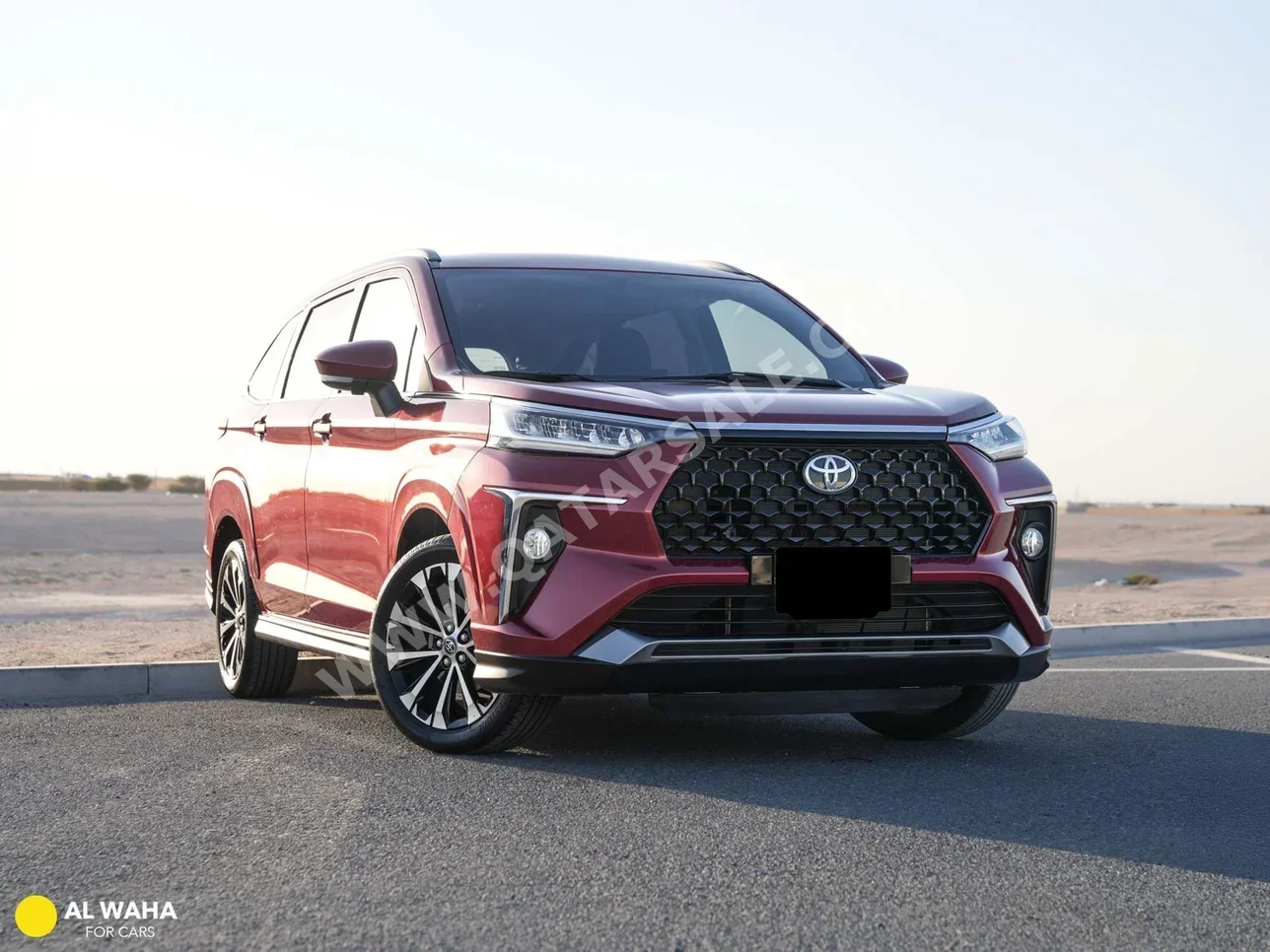 Toyota Veloz 2024 Automatic 14,800 Km 4 Cylinder Front Wheel Drive (FWD) SUV Red With Warranty