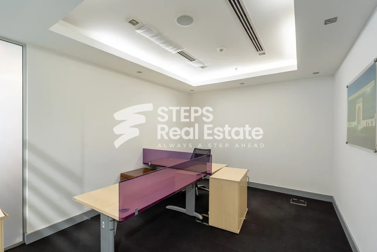 Commercial Offices - Fully Furnished  - Doha  - West Bay