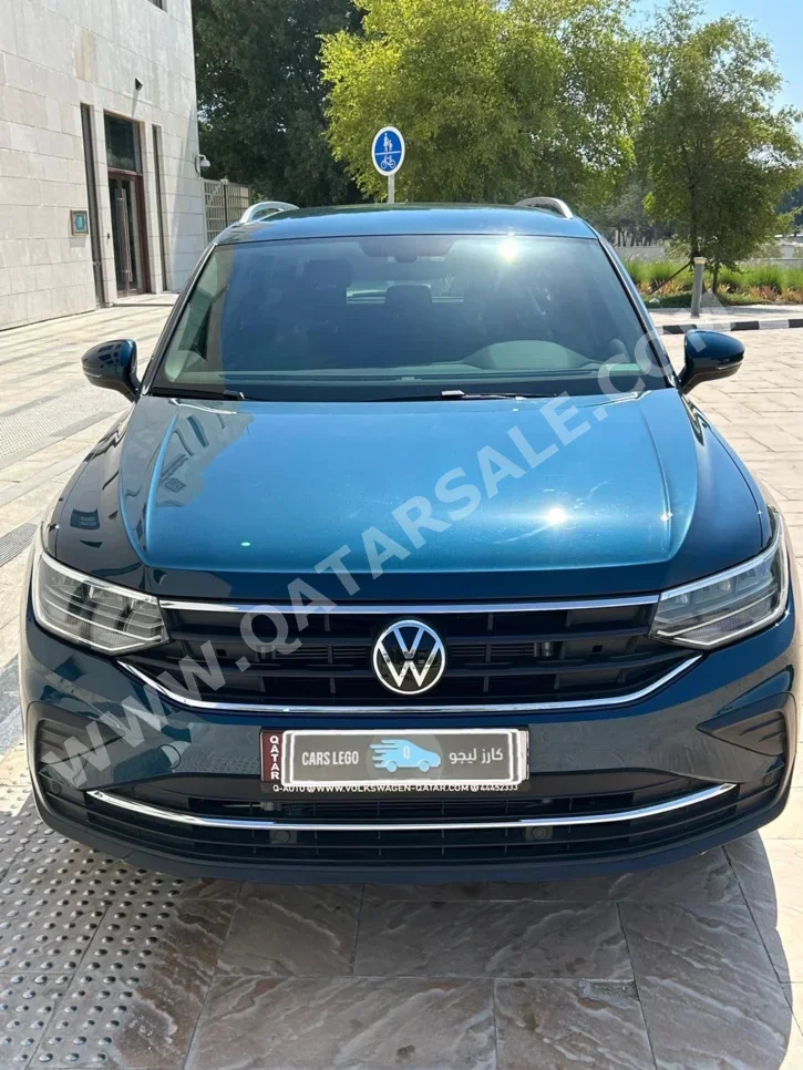 فوكس واغن تيغوان 1.4 تي اس اي 2024 اوتوماتيك 43,000 كم 4 سلندر سحب امامي اس يو في ازرق تحت الضمان