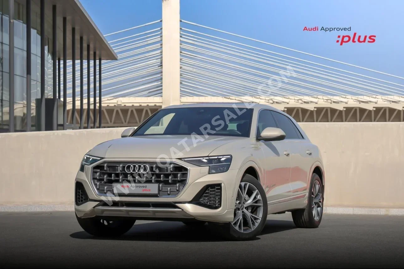 اودي  كيو 8  TFSI Quattro  2025  اوتوماتيك  1,700 كم  6 سلندر  دفع كلي مستمر  اس يو في  بيج  تحت الضمان