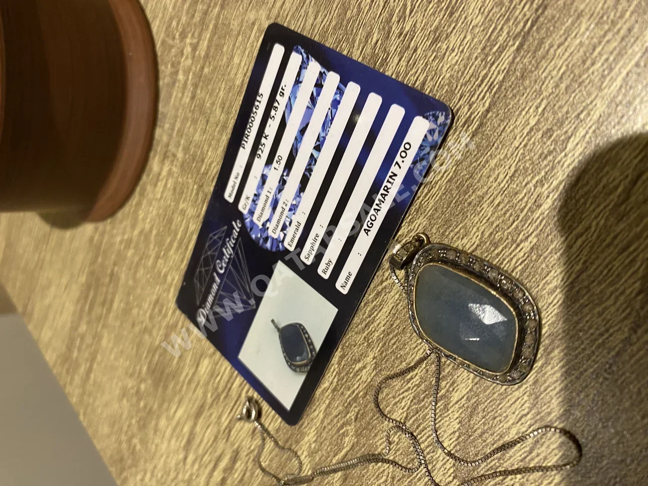 Gemstones Necklace  With Stone(s)  Oval