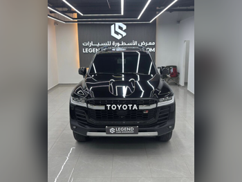 Toyota  Land Cruiser  GR Sport Twin Turbo  2024  Automatic  66,000 Km  6 Cylinder  Four Wheel Drive (4WD)  SUV  Black  With Warranty