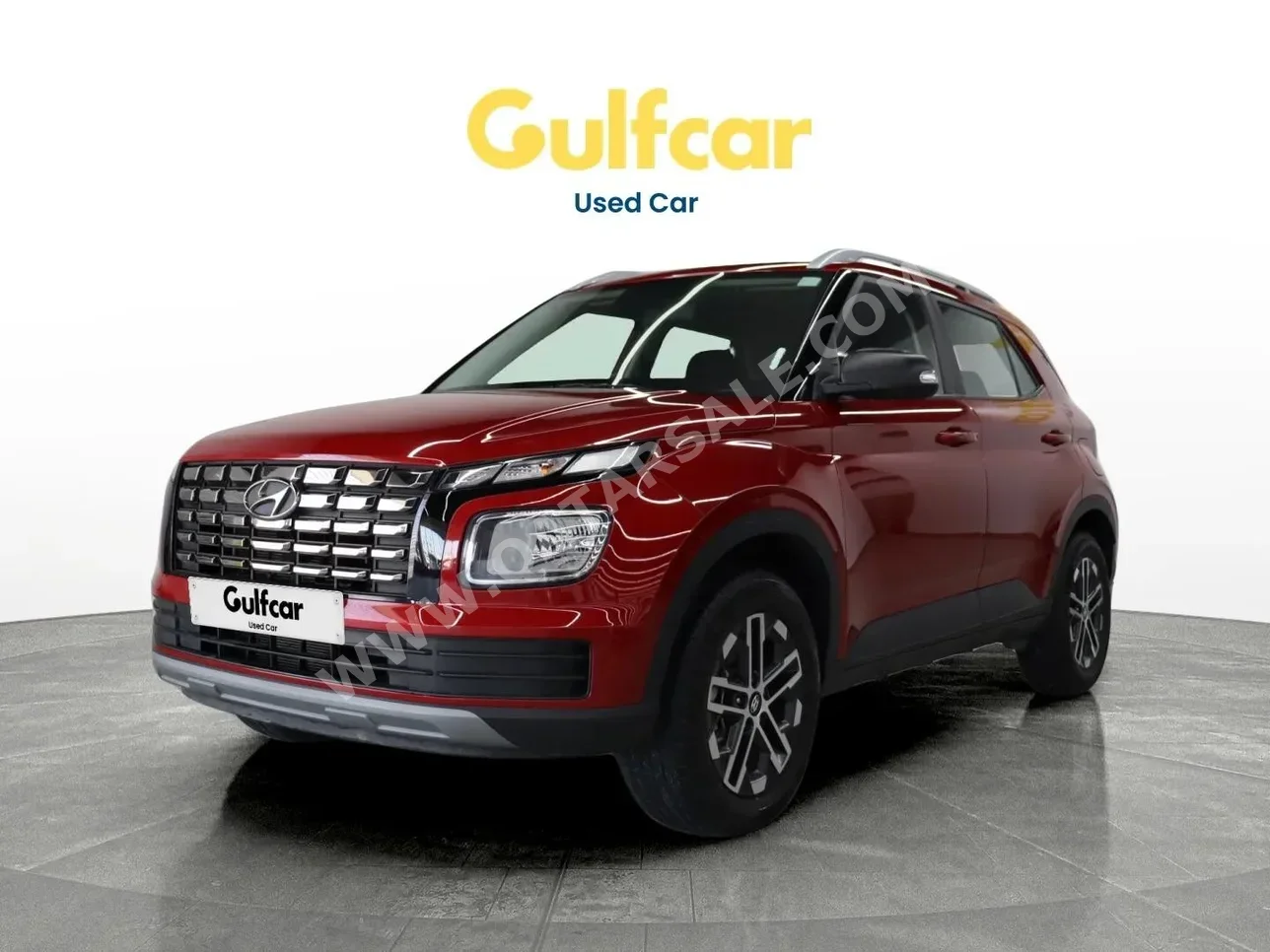 هيونداي فينيو 2024 اوتوماتيك 20,565 كم 3 سلندر سحب امامي اس يو في أحمر