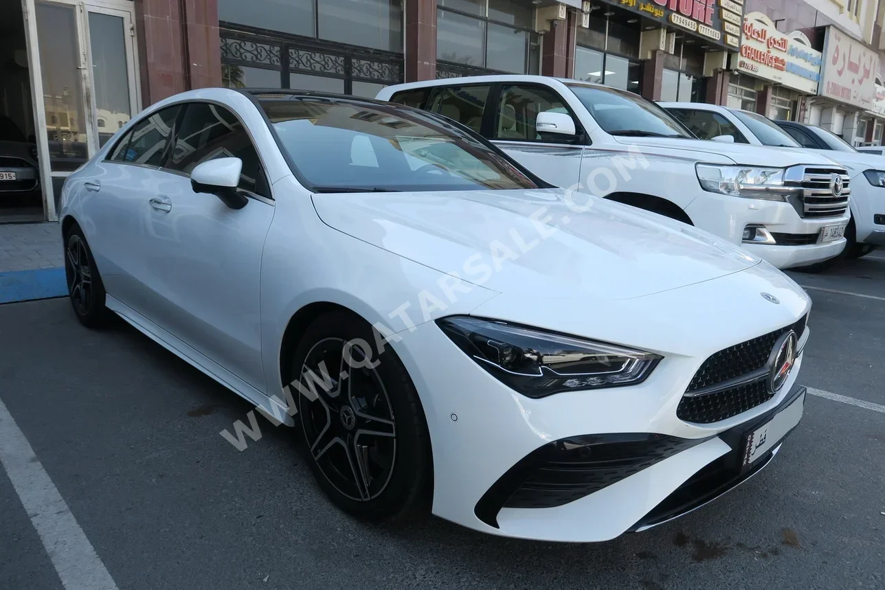Mercedes-Benz CLA 200 2024 Automatic 7,000 Km 4 Cylinder Rear Wheel Drive (RWD) Sedan White