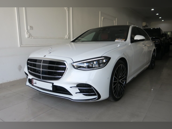 Mercedes-Benz  S-Class  450  2024  Automatic  7,000 Km  6 Cylinder  Rear Wheel Drive (RWD)  Sedan  White  With Warranty