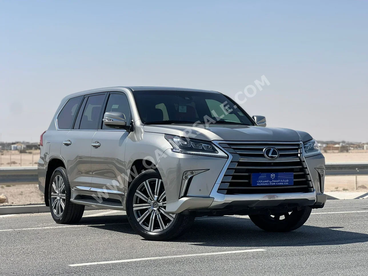 لكزس  ال اكس  570  2017  اوتوماتيك  108,000 كم  8 سلندر  دفع رباعي  اس يو في  رمادي
