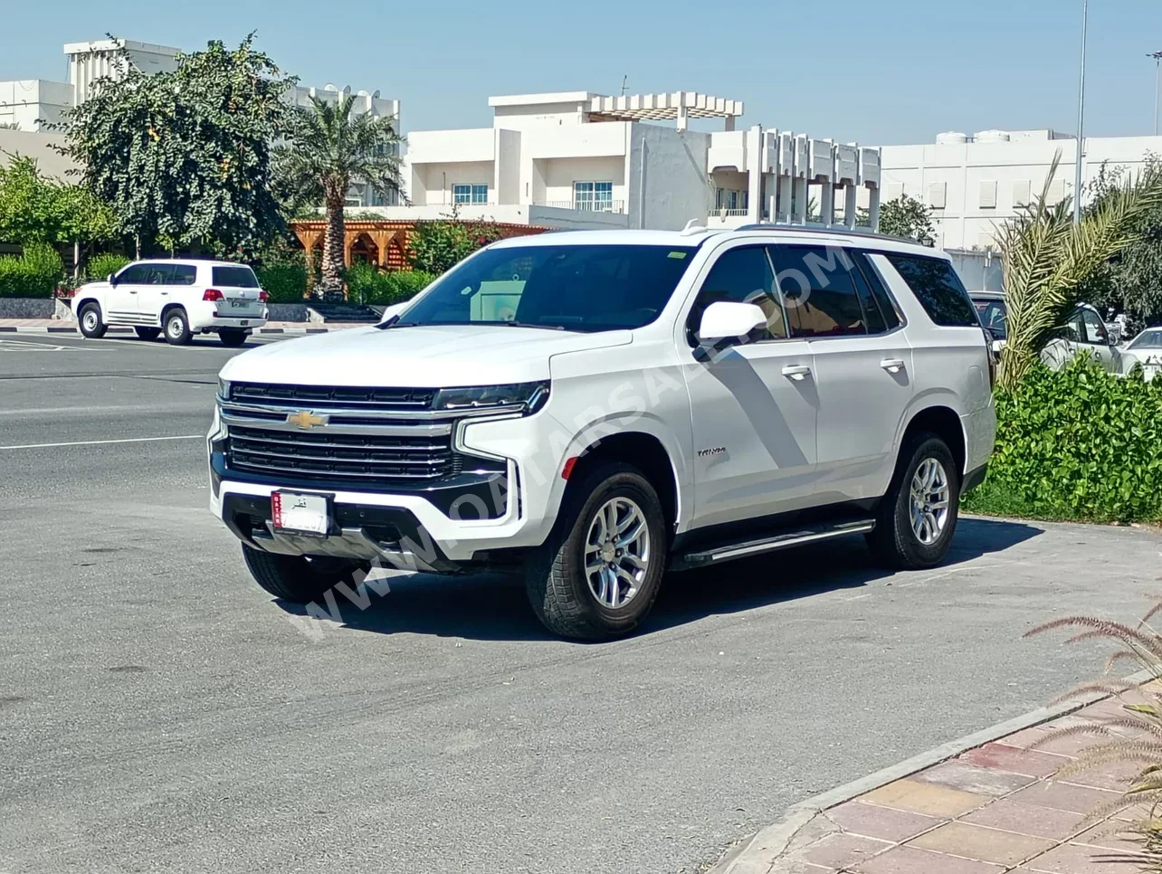 شفروليه تاهو ال تي 2021 اوتوماتيك 190,000 كم 8 سلندر دفع رباعي اس يو في أبيض