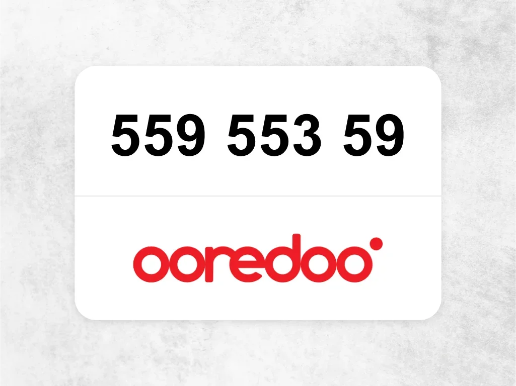 Ooredoo Mobile Phone 559 553 59