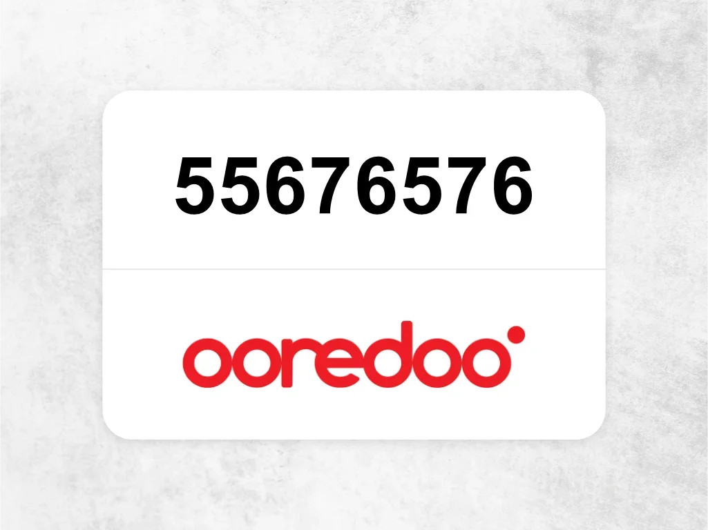 Ooredoo Mobile Phone  55676576