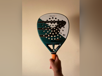 مضارب التنس / بادل أبيض - أخضر للكبار 19 بوصة 110 بوصة للمتقدم