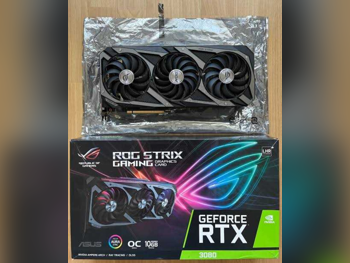 ازوس  ان فيديا جي فورس  ار تي اكس 3080  \ غير متاح مداخل دي في اي  \ 3 مداخل اتش دي ام اي  جي دي دي ار 6 \  10 جيجابايت  ضمان