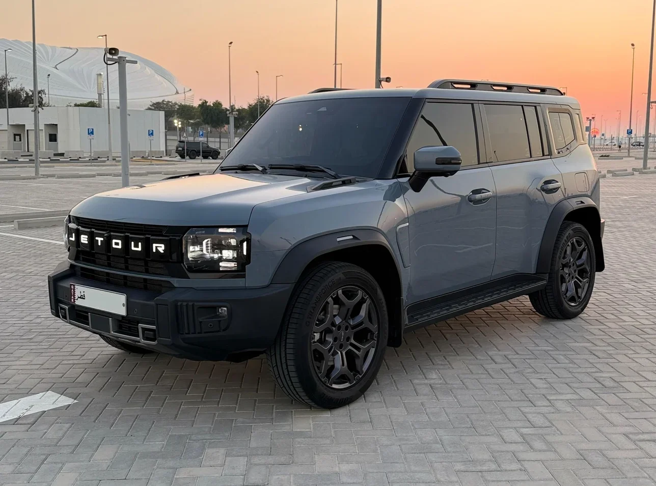 Jetour T2 Luxury 2024 Automatic 40,000 Km 4 Cylinder Four Wheel Drive (4WD) SUV Gray With Warranty