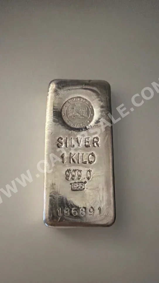 الفضة سبيكة 1000 غرام بسيط حسب القطعة ( ديزاينرز)