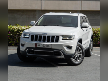 جييب  جراند شيروكي  ليميتد  2015  اوتوماتيك  80,000 كم  8 سلندر  دفع كلي مستمر  اس يو في  أبيض  تحت الضمان