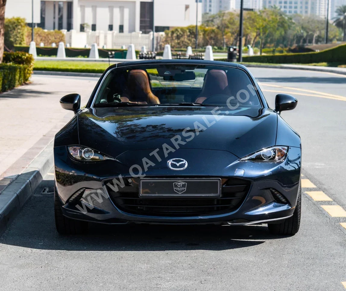 مازدا ام اكس 5 2022 اوتوماتيك 89,000 كم 4 سلندر دفع كلي مستمر اس يو في أزرق غامق تحت الضمان
