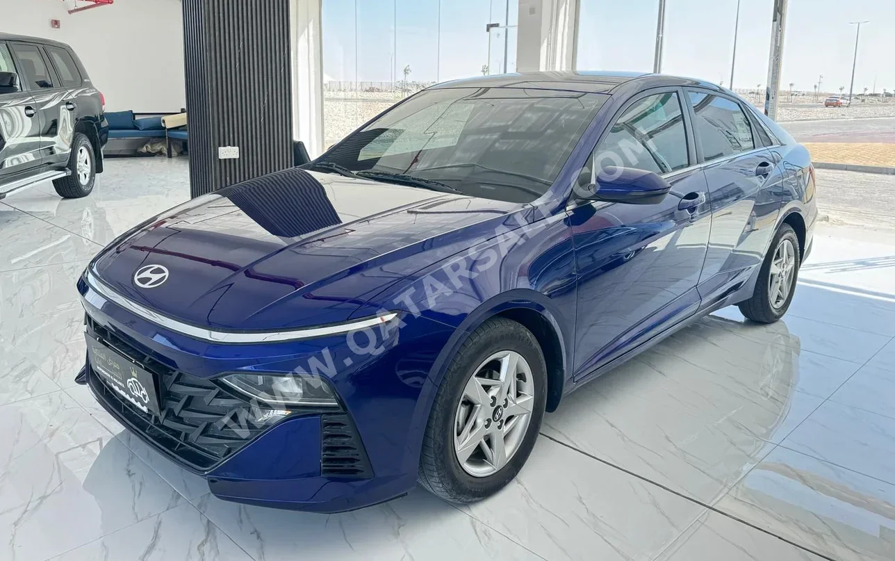 Hyundai  Accent  2024  Automatic  45,000 Km  4 Cylinder  Front Wheel Drive (FWD)  Sedan  Blue  With Warranty