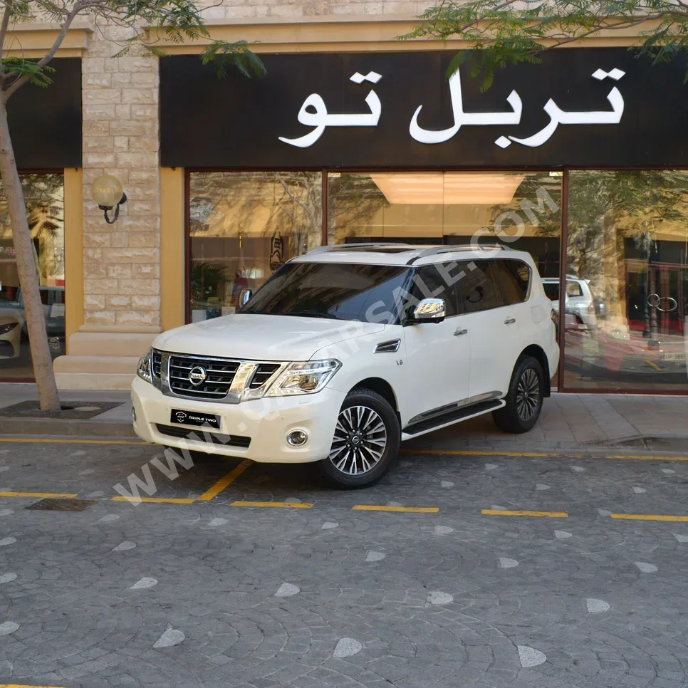 Nissan Patrol Platinum 2015 Automatic 358,200 Km 8 Cylinder Four Wheel Drive (4WD) SUV White