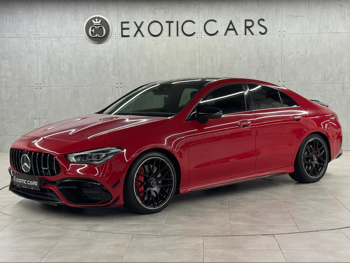 Mercedes-Benz  CLA  45 AMG  2020  Automatic  60,000 Km  4 Cylinder  Rear Wheel Drive (RWD)  Sedan  Red