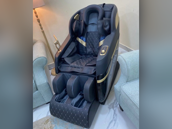 كرسي التدليك ليكون  أسود  الصين  كل الجسم  رباعي الأبعاد