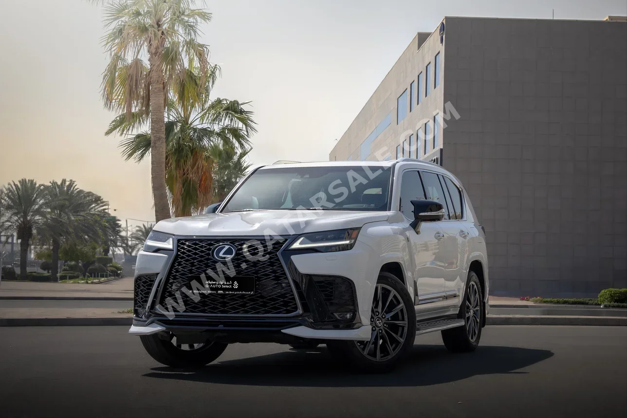 Lexus LX 600 F Sport 2024 Automatic 45,000 Km 6 Cylinder Four Wheel Drive (4WD) SUV White With Warranty