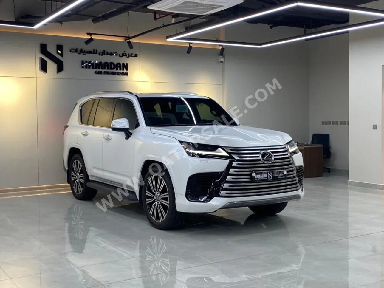 Lexus LX 600 2024 Automatic 58,000 Km 6 Cylinder Four Wheel Drive (4WD) SUV White With Warranty