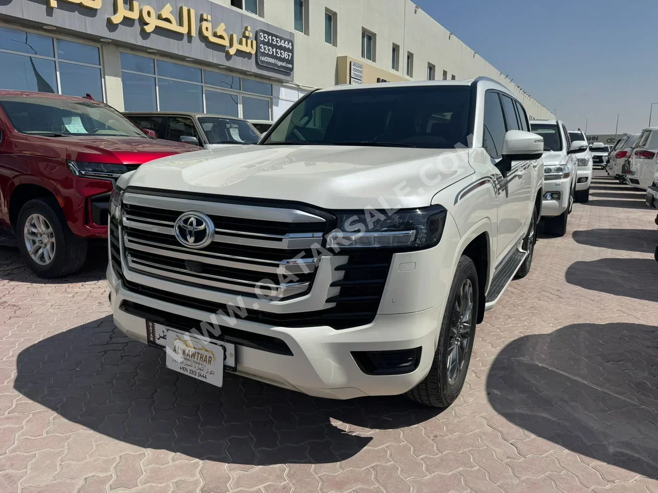 تويوتا لاند كروزر جي اكس ار توين توربو 2022 اوتوماتيك 96,000 كم 6 سلندر دفع رباعي اس يو في أبيض