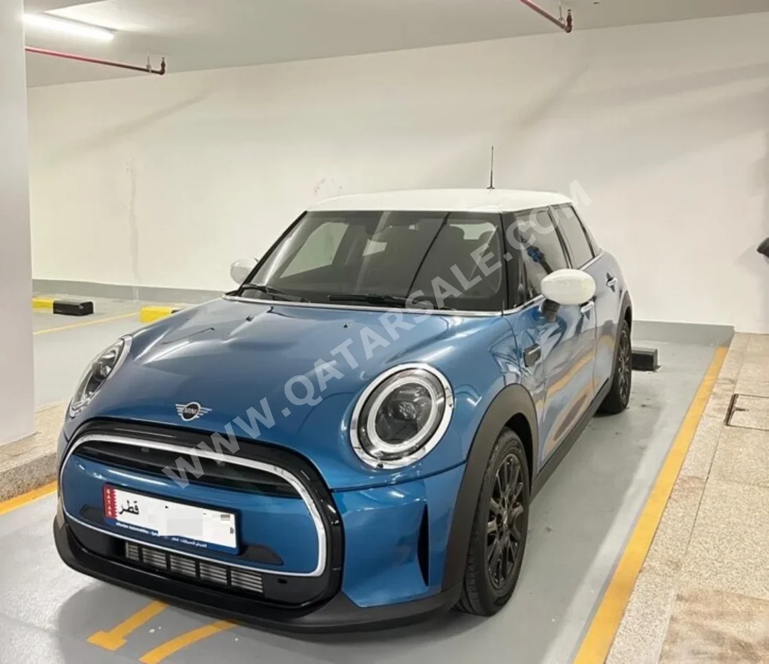 Mini  Cooper  2022  Automatic  50,600 Km  4 Cylinder  Front Wheel Drive (FWD)  Hatchback  Blue  With Warranty