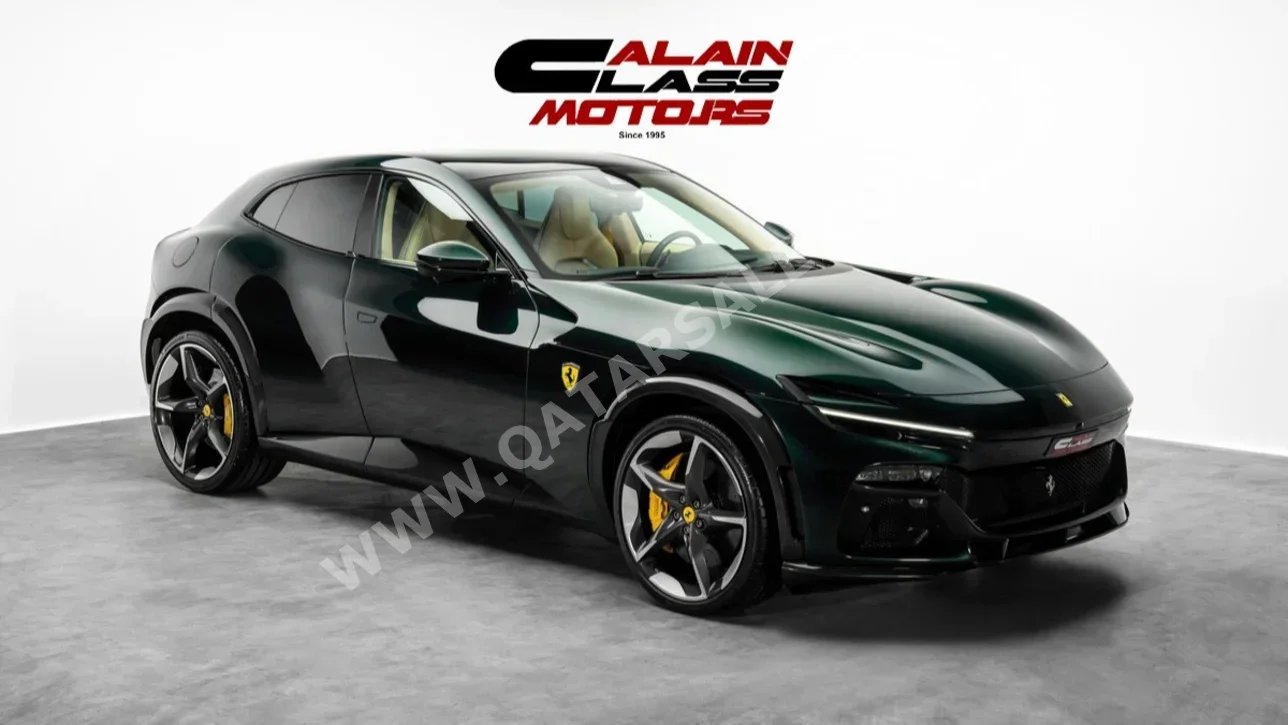 Ferrari  Purosangue  2025  Automatic  256 Km  12 Cylinder  All Wheel Drive (AWD)  SUV  Green
