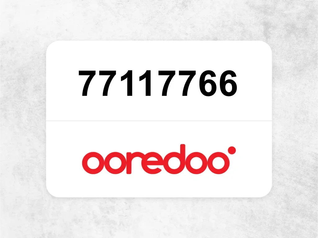 Ooredoo Mobile Phone 77117766