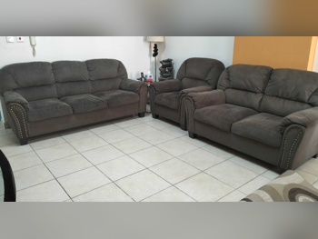 الأرائك والكنب والكراسي بان ايماريتس  طقم كنب  - بني